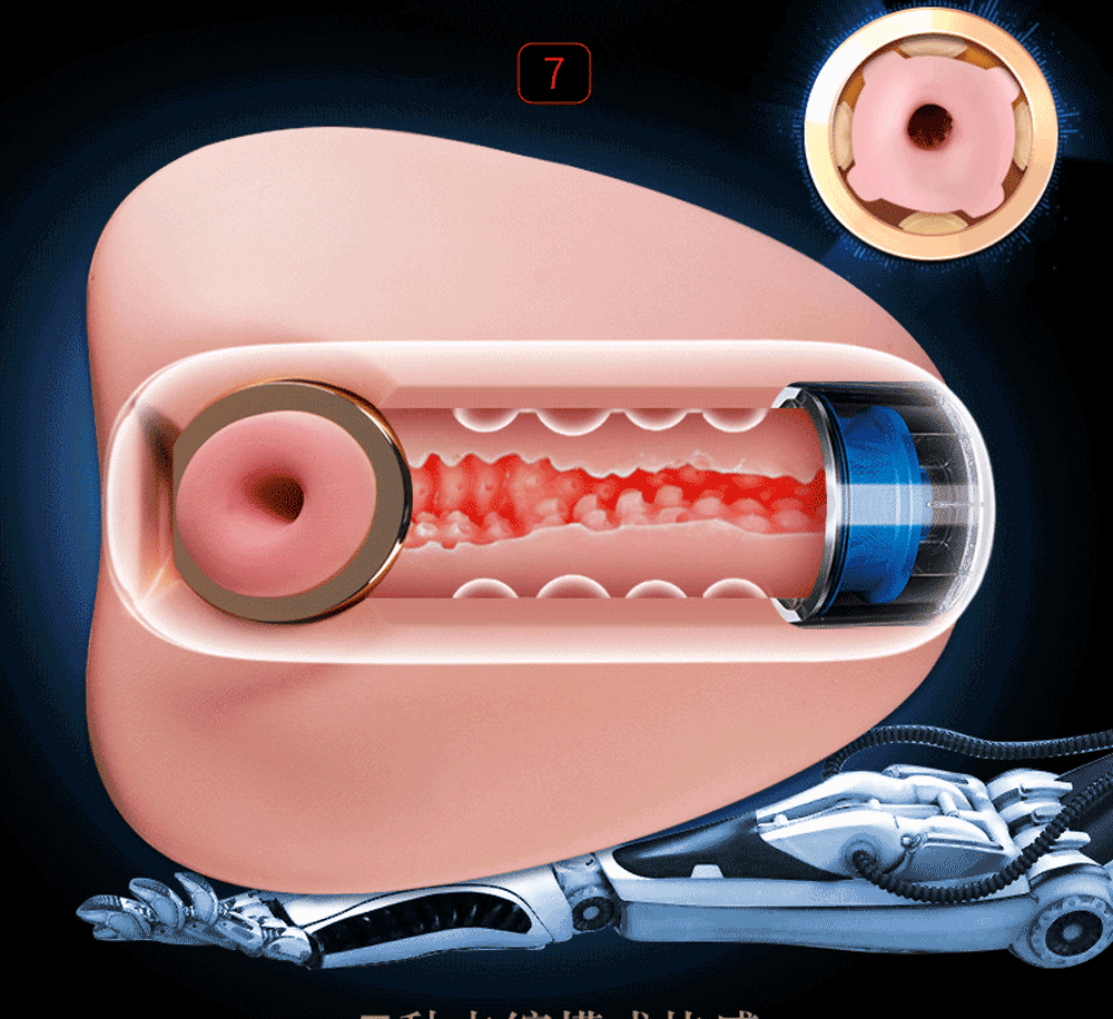 Automatic Heating Vibrator Voice Control Masturbation Male Vagina Pocket Pussy Anal Sex Toy for Men