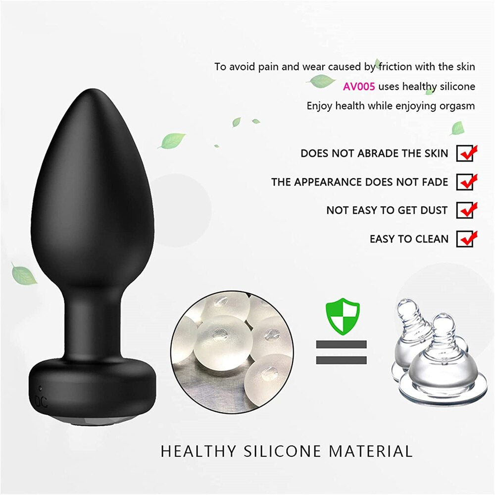 Vibrator Plug Anal Female Vibrators Male Wireless Prostate Anus Plug Portable Gay Sex Toys Waterproof Massager Couple 10 Modes