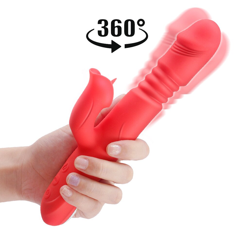 เครื่องสั่นอุณหภูมิแบบหมุน, เครื่องสั่นจี-สปอตแบบยืดหดได้, อุปกรณ์กระตุ้นคลิตอริสทางทวารหนัก, ของเล่นทางเพศสำหรับผู้หญิงช่วยสำเร็จความใคร่