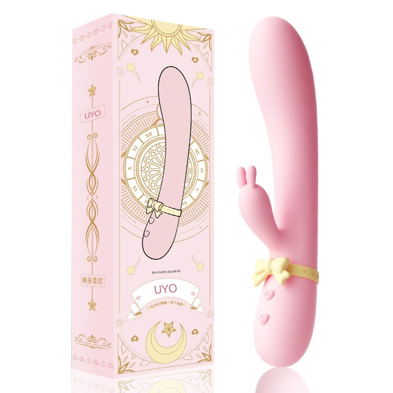 Women Vibrator Sex Toy Silicone Rabbit Vibrator USB Waterproof G-Spot Clitoral Stimulator UYO