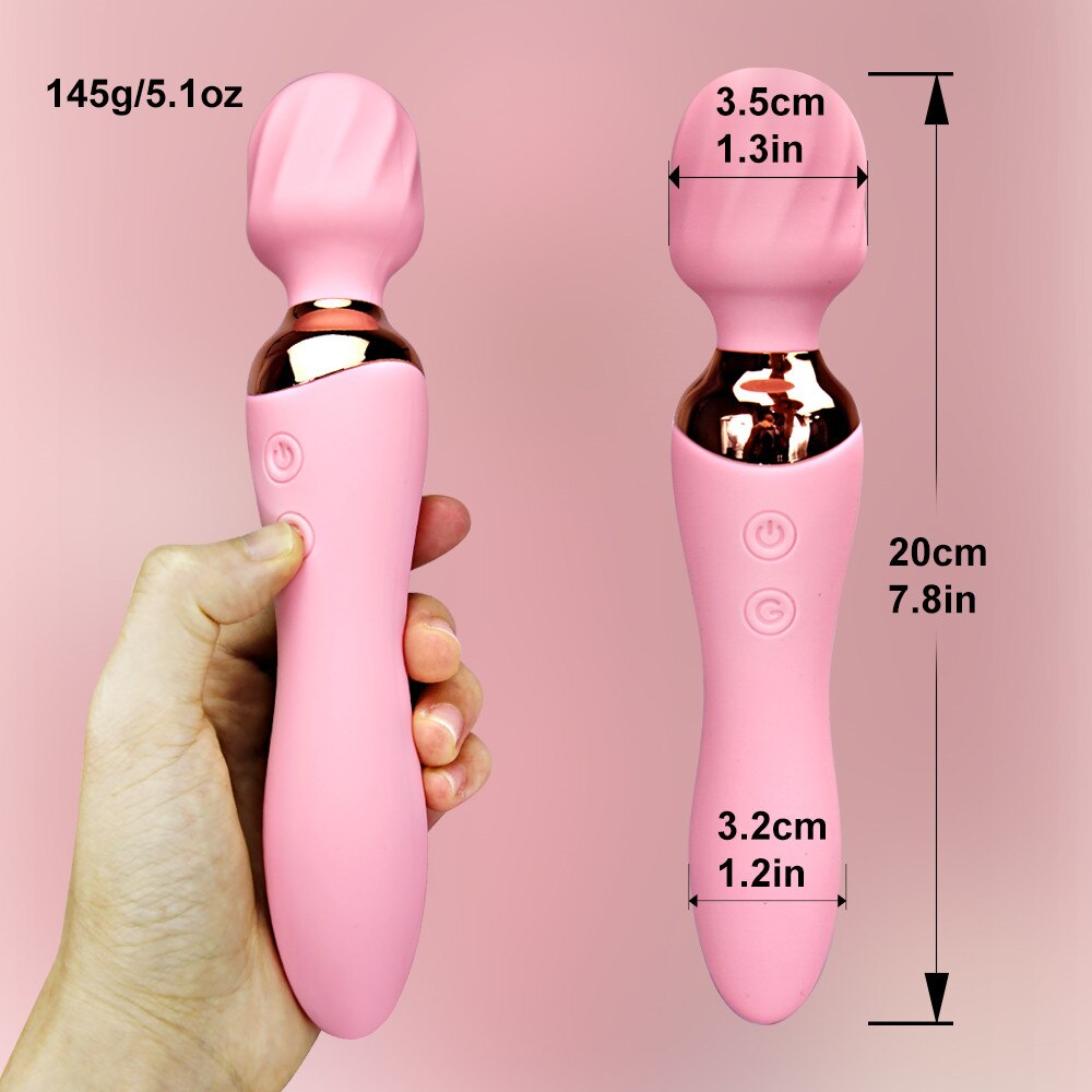 เครื่องสั่นสำหรับผู้หญิง Wand Av Stick Dildo Vibrator เซ็กซ์ทอยสำหรับผู้หญิงผู้ใหญ่ของเล่น Clitoris Stimulator G Spot Massager เซ็กซี่สินค้า