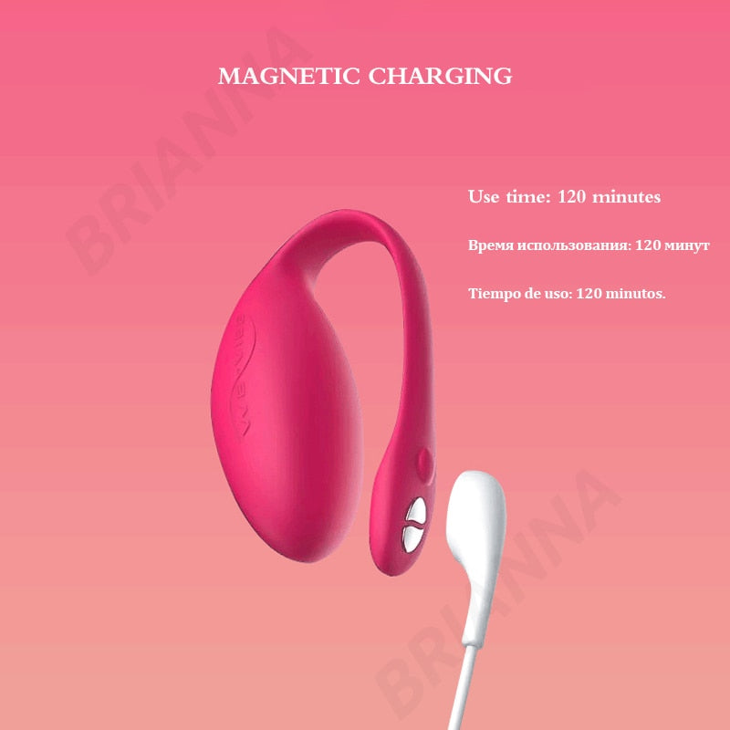 We-Vibe Jive Bullet App ควบคุม Vibrator สำหรับคู่รัก ซิลิโคนสวมใส่ ของเล่น APP 18 Vibrators หญิง G Spot กระตุ้น