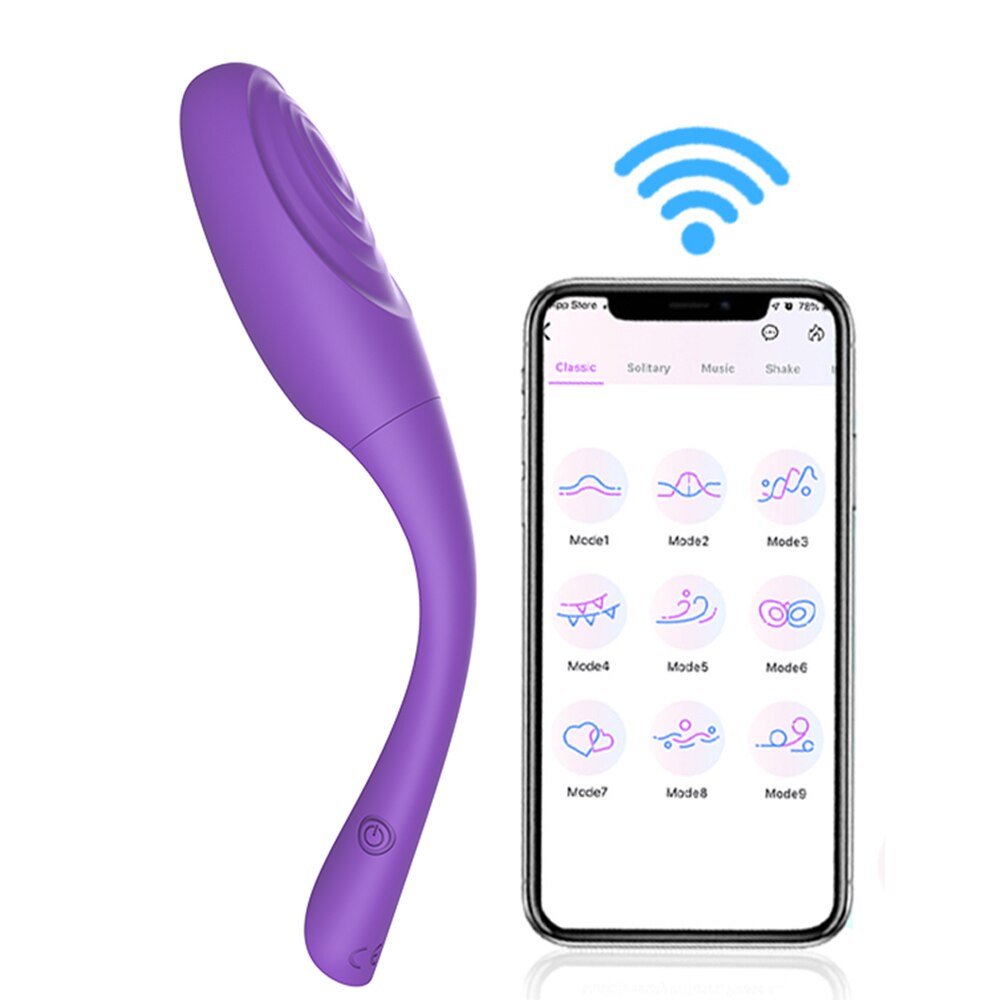 Wireless Bluetooth for Women  APP Remote Long Distance Control Dildo G Spot Massage Vibrator Female  Magic Vibrating Egg Sex Toy