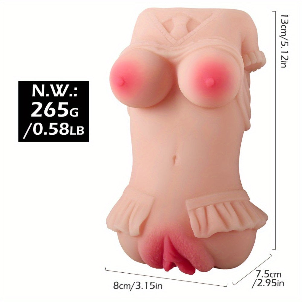 Male masturbator realistic. with 3D realistic vaginal and tight anal sex stroker. portable meat light sex doll adult male sex toy for male sexual pleasure cute styling Relax soothing toy. elastic soft toy gift