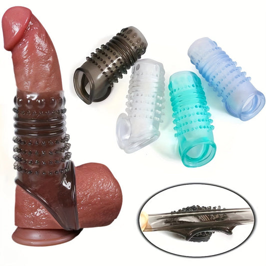 Cock Rings For Men. Penis Rings For Men Sexy Toys Adult Products Delayed Ejaculation Rings. Soft Grainy Penis Bondage Stretcher Covers. Sex Toys For Men-Four Colors To Choose
